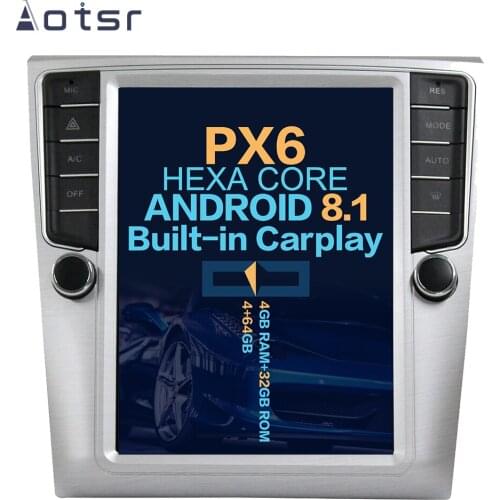 Aotsr Tesla 10.4“ Vertical screen Android 8.1 Car DVD Multimedia player GPS Navigation For Volkswagen Magotan CC 2012+ carplay