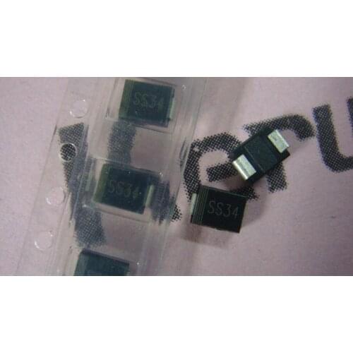 100PCS SS34 DO-214 AC 1N5822 SMD Schottky Barrier Diode