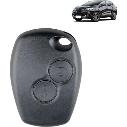 2 Buttons Key Shell Auto Car Key Fob Shell Cover Dustproof Case Replacement for Remote Kangoo 2 Modus Clio 3 Twingo