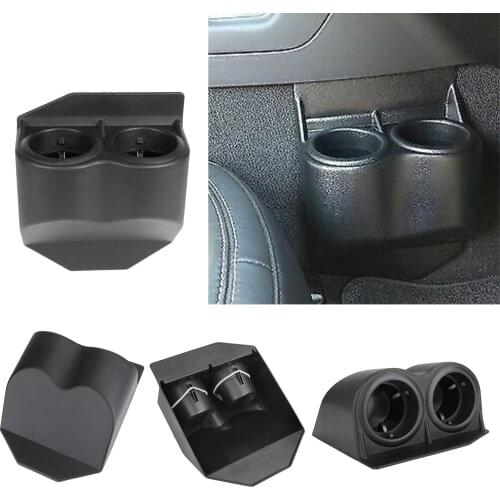 Artudatech Black Travel Water Auto Dual Cup Holders For Corvette C5 C6 GMC 1997-2013 Car Interior Accessories