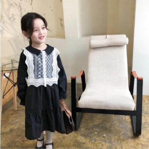 Children Forest woman system dress 2021 spring summer new long sleeve vest dress girls princess dress kids clothes wz28