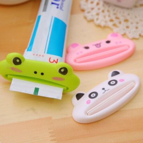 Cute Animal Toothpaste Squeezer Kids Toothpaste Dispenser Tools Toothpaste device Tube Plastic Dispenser Bathroom Accessories
