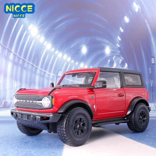 Maisto 1:18 Ford 2021 bronco Wildtrak Simulation Alloy Finished Car Model With Base Collection Ornament Gifts