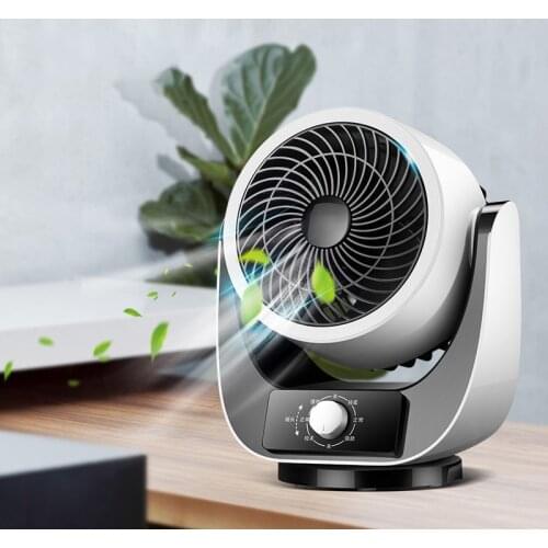 HK-FS1916 shaking head electric fan household portable desktop dormitory bed student air circulation fan