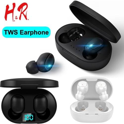 NEW TWS Bluetooth Earphone Smart Digital Display Wireless Headset Sports Mini Headset Stereo in-Ear For Android IOS Smart Phone