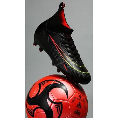 New Listing Professional Football Shoes Men Outdoor Sports Ultra-Lightweight Non-slip AG/TF Football Splint Boys Football Shoes