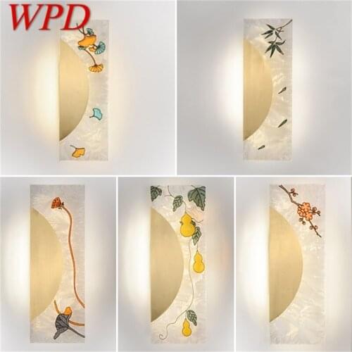 WPD New Wall Lamps Contemporary Brass Creative LED Sconces Light For Home Decoration