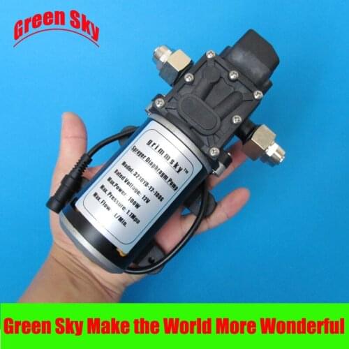 New 12V DC 100W fog/spray/misting,spraying pesticide,farm,greenhouse,garden irrigation use high pressure diaphragm water pump