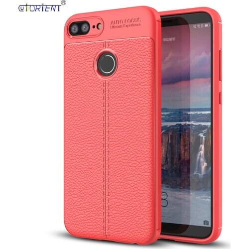 For Huawei Honor 9 Lite Shockproof Matte Phone Case LLD-L31 Soft Silicone Bumper Cover LLD-L22A LLD-AL00 Leather Texture Funda