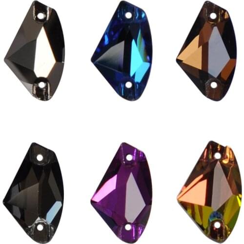 Galactic Glass Strass Many Colors Rhinestones Sew On Rhinestone Flatback Glass Stones стразы Sewing Crystals for Garment Dress