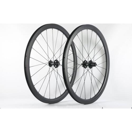 SUPERTEAM 700C 38mm Carbon Clincher Disc Brake Wheelset 25mm Depth