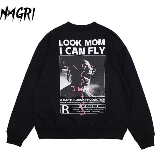 Men Harajuku Hoodies Sweatshirts Oversized O-neck Top 2020 Cactus Graphic Loose Long Sleeves Pullover Hip Hop Hoodie Male