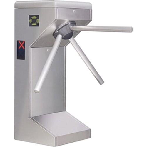 Stainless Steel Solenoid Driven Tripod Turnstile Gate Barrier for Access Control System