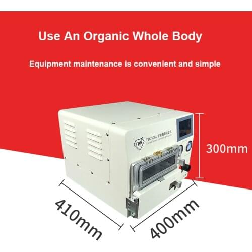 New Arrival TBK 508A 5 in 1 Vacuum Laminating Machine With Bubble Remover, Air Compressor, Vacuum Pump, For iPad Flat And Curved