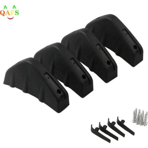 1Pcs/4Pcs Universal Car Rear Bumper Lip Diffuser Shark Fin 3 Wing Spoiler Car Back Bumpe