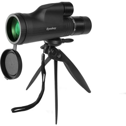 New 10-30x50 Zoom Monocular Telescope Eyeskey Black HD Waterproof Monoculars Outdoor Camping Bird-watching Telescope with Tripod