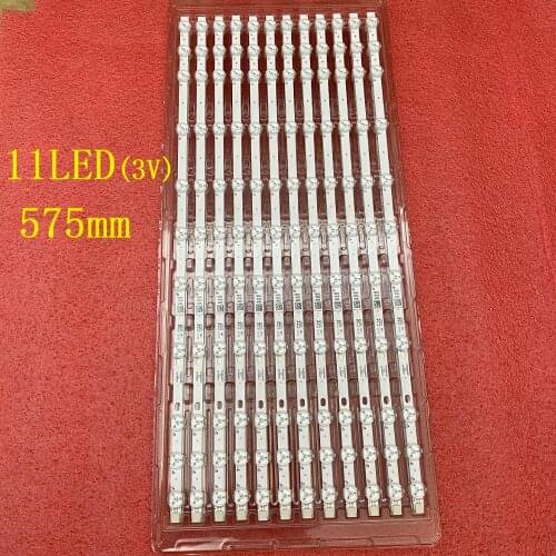 10pcs/lot 11LED LED Backlight strip for 32L3863DG TX-32E302B LG INNOTEK 32 NDV 17DLB32NER1 SVV315A38 SVV315A39 VES315WNDB-01