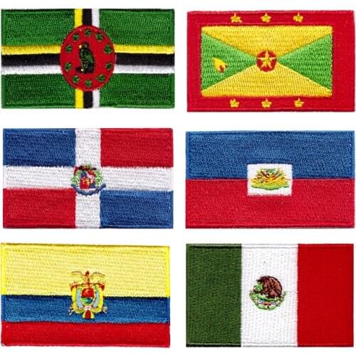 10pcs/lot each Oceania countries patches for The World Cup DIY patch stickers affixed decorative accessories hat clothes