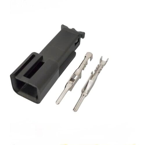 100SETS DJ7025Y-1.5-11 male Connector Terminal plug connectors jacket auto Plug socket 2 way female Connector Fuse box
