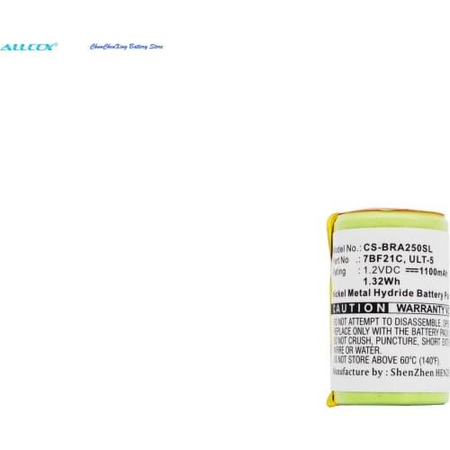 Cameron Sino 1100mAh Battery for Braun 2500,2501,2505,2515,3000,3510,3512,3525,5564,5567,5569,Razor 7, For Philips HQ26, HQ26/A
