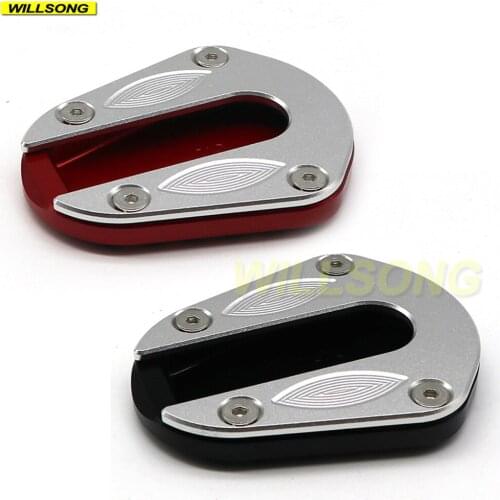 Side Kickstand Stand Extension Support Plate Enlarge Bracket Support For Benelli TRK 502 2017 2018 Year Motorcycle Accessories