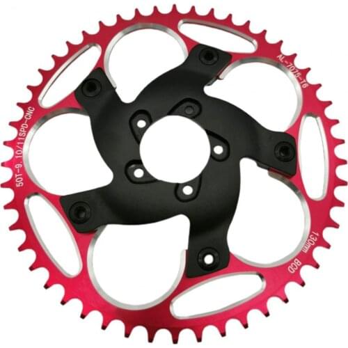 50T/52T/54T/56T/58T/60T Bicycle Chain Wheel Sprocket Crank for Bafang Motor BBSHD 130BCD 22cm x 20cm x 0.4cm Bicycle Chainwheel