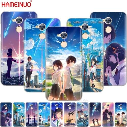 HAMEINUO Your Name Anime Coque cell phone Cover Case for Huawei Honor 4A 5A 6A 6C 6X 8 9 NOVA PLUS LITE