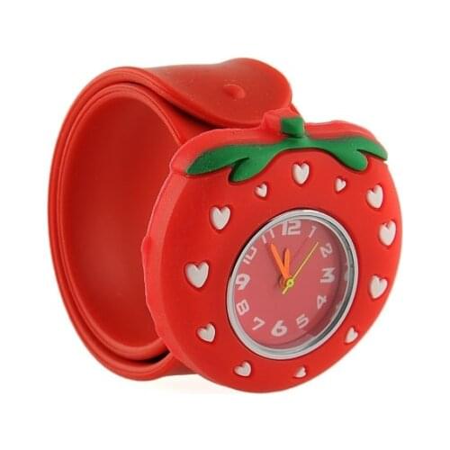 Student Toys Children Watch Gift Cartoon Pattern Silicone Tape Wrist 3D Animal WatchesSweet Patted Table Interesting Birthday