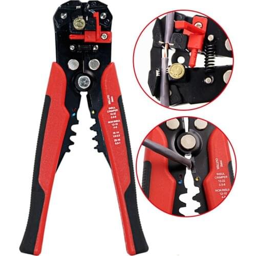 Cable Wire Stripper Cutter Crimper Automatic Multifunctional Crimping Stripping Plier Hand Operated Tools