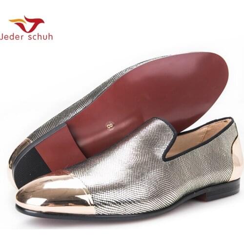 Classic Snake Print Silver Suede & Leather Linning Men Loafers accessorized Metal Toe and Counter For Banquet Daily and Wedding