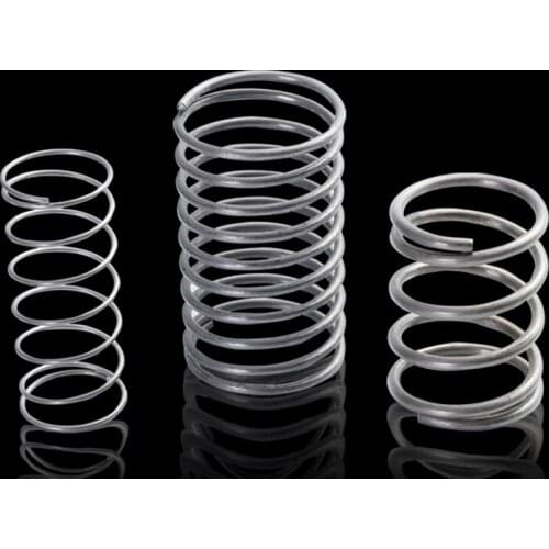 10pcs 1.2mm wire diameter 304 Stainless steel compression soft spring return pressure springs 12mm outer diameter 10mm-60mm long