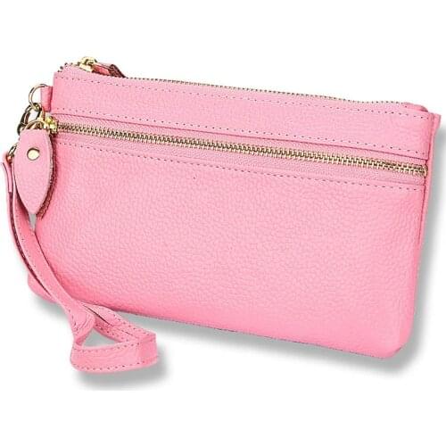 Wallet Women Luxury Brand Genuine Leather Womens Wallets Wristlet Purses Purse Women Wallets Womens Purse Wallet Female Walet