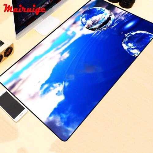 90x40cm Extra Large Water Droplets Mouse Pad Laptop PC Mousepad Gaming Accessories Gamer Desk Mat Computer Keyboard Table Pad