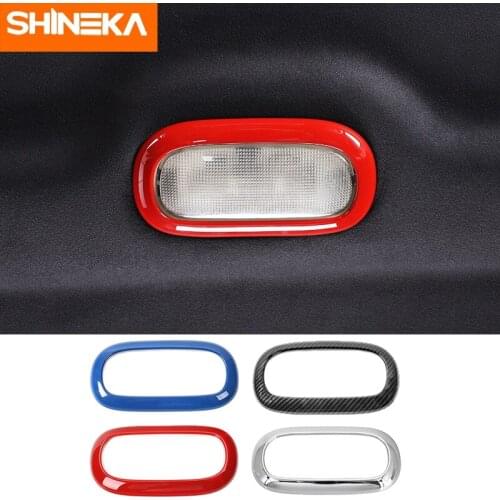 SHINEKA Interior Mouldings For Dodge Nitro Car Rear Reading Light Decoration Cover Sticker Accessories For Dodge Nitro 2007-2012