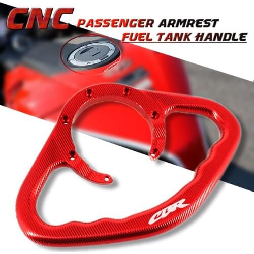 Motorcycle CNC Passenger Handgrips Hand Grip Tank Grab Bar Handles Armrest For HONDA CBR600RR CBR1000RR CB1000R CBR 600RR 1000RR
