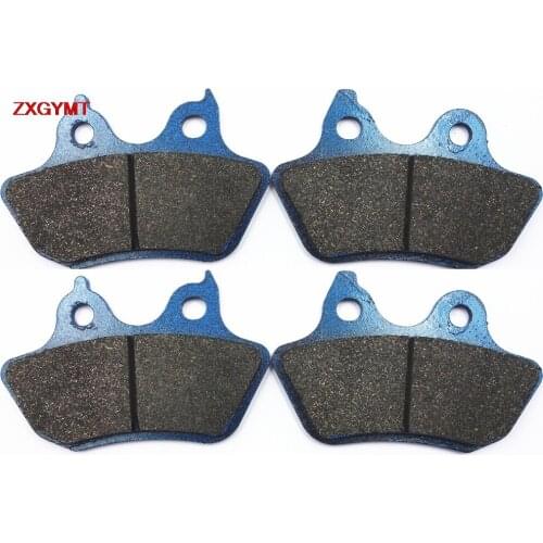 Sintering Brake Pad Set for HARLEY FXDC/I 1450 Dyna Super Glide Custom 2005 2006 Front Rear 06 05