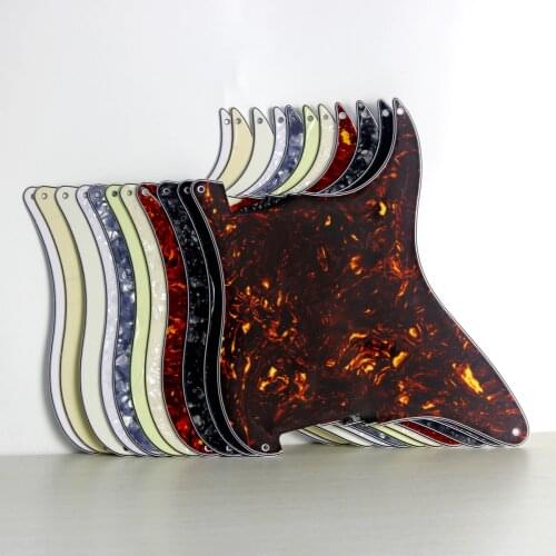 FLEOR 1PCS 4 Hole Strat Guitar Pickguard Blank Material Scratch Plate with Screws for Strat Style Guitar Parts Custom