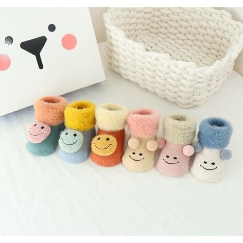 Newborn Winter Cotton Anti Slip Color Baby Sock Funny Toddler Leg Warmers Knee High Baby Socks Kids Ropa Baby Stuff BW50YW
