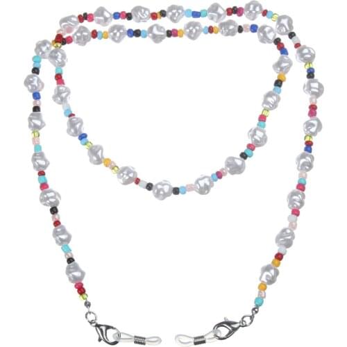 2021 New Pearl Series Mask Rope Glasses Chain Multi-purpose Accessories Handmade Mask Decoration Necklace