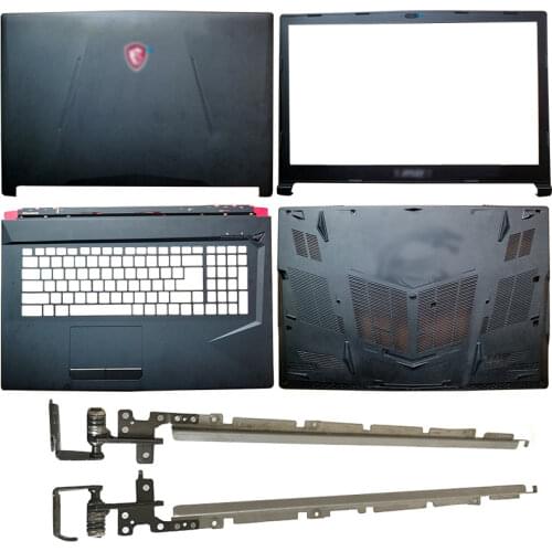 Laptop LCD Back Cover/Front Bezel/Hinges/Palmrest/Bottom Case For MSI GL73 8RC GL738RD MS-17C6 GL73 8RE MS-17C5 GL73 7RD MS-17C4