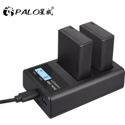 PALO NP-W126 LCD USB Charger for Fuji film FinePix HS30EXR XH1 XT1 X-E2 XM1 X-Pro2 XT20 XT3 XA5 xa3 XT2 XE3 XA10 XT10 X100F