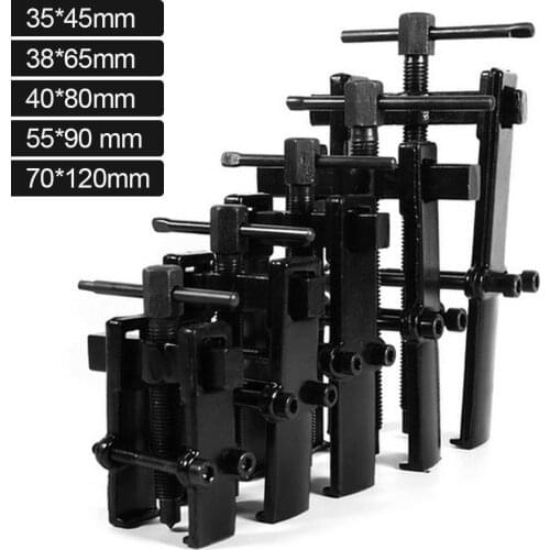 Professional 1pc Forged Dual-jaw Durable Gear Puller Carbon Steel User-friendly Solid Bearing Pulling Remover Black Easy To Use