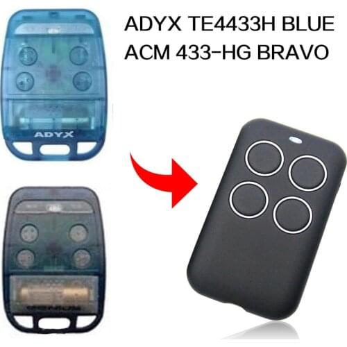 ADYX TE4433H BLUE ADYX 433-HG BRAVO remote control 433.92mhz gate garage door ADYX remote control 433MHz