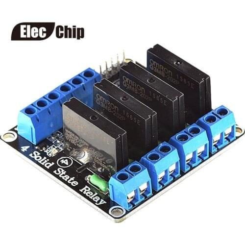Sindax 5v 4 Channel OMRON SSR G3MB-202P Solid State Relay Module For Arduino z3 1pcs