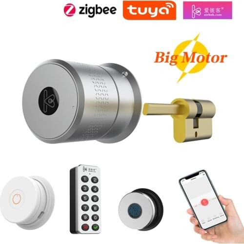 Airbnk Fingerprint Tuya Zigbee Optinal Smart Bluetooth-compatible /Mechanical key EU Auto Lock M521