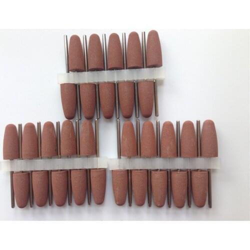 Generic 30Pcs Dentist Dental Oral Clinic SILICONE Rubber Polishers Diamond Polishing Burs Extra Coarse Resin Base 2.35mm