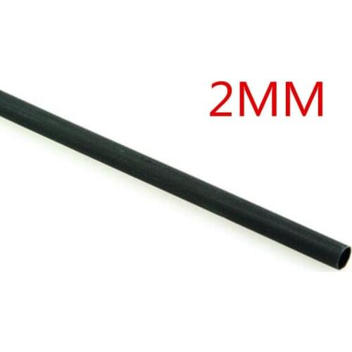 5 M/lot 2:1 Black 2mm Diameter L50 Heat Shrink Heatshrink Tubing Tube Sleeving Wrap Wire High Quality Sell At A Loss USA Belarus