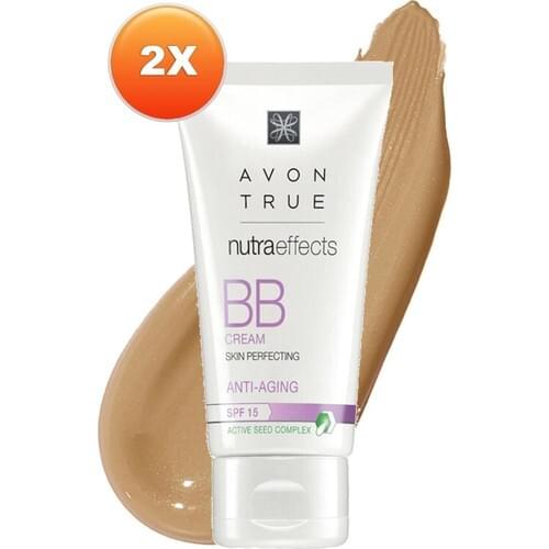 Avon Nutra Effects Anti-Aging Bb Cream SPF15 30 Ml. Medium Dual Set