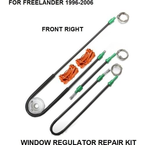 CAR WINDOW KIT FOR LAND ROVER FREELANDER SUV AUTOMATIC WINDOW REGULATOR DOOR REPAIR KIT FRONT RIGHT 1996-2006