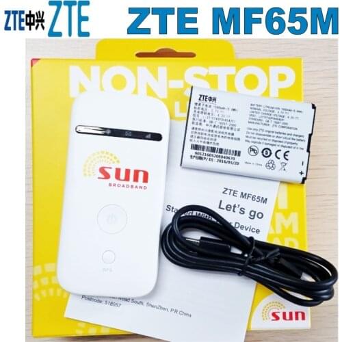 3G HSPA+ 21Mbps Mobile Hotspot WiFi Wireless Router ZTE MF65m